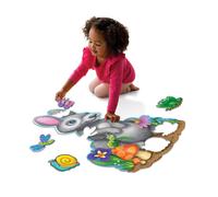 Rompecabezas de piso de hadas brillantes y brillantes Peaceable Kingdom: rompecabezas de piso gigante de 50 piezas para ni os de 5 a os en adelan