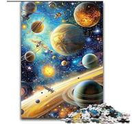 Rompecabezas de Planetas espaciales de 1000 Piezas para Adultos, un Juego desafiante y Familiar, cumpleaños, decoración de Pared (50x75cm)