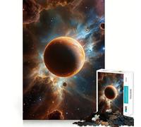 Rompecabezas de Plutón en la Nebulosa de 1000 Piezas para Adolescentes Juguete para ejercitar la Mente Tiempo de relajación Arte para armar Regalo de Temporada (50x75cm)
