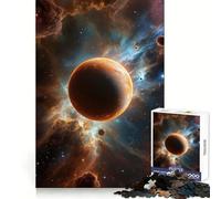 Rompecabezas de Plutón en la Nebulosa de 1000 Piezas para Adolescentes Juguete para ejercitar la Mente Tiempo de relajación Arte para armar Regalo de Temporada (50x75cm)