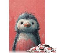 Rompecabezas de Pollito pingüino Alegre, Juegos educativos, Actividades Familiares, Rompecabezas de cartón Premium para Mujeres y Hombres, 1000 Piezas (26 x 38 cm)
