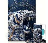 Rompecabezas de Porcelana Predator de 1000 Piezas para Adultos, Juguete para ejercitar la Mente, diseño Casual y Relajante, Pieza de colección de Arte para armar (38x52cm)