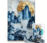 Rompecabezas de Porcelana Viaje a la Isla de 1000 Piezas para Adultos Juguete de lógica Estimulante para un Juego Relajante Bordes Transparentes Regalo conmovedor (38x52cm)