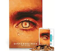 Rompecabezas de pósteres de películas Oppenheimer para Adultos, 1000 Piezas, fortalece la Memoria, pasatiempo para el hogar, Bordes limpios, Regalo Elegante (38x26cm)
