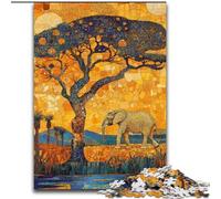 Rompecabezas de praderas africanas de 1000 Piezas para Adultos, Juegos educativos, decoración del hogar, (26x38cm)