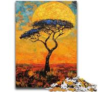 Rompecabezas de praderas africanas para Adolescentes a Partir de 14 años Juego práctico 50x75cm