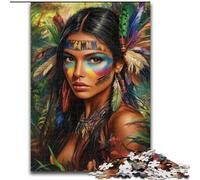 Rompecabezas de Princesa India de 1000 Piezas para Adultos, desafiante Rompecabezas, Actividad Familiar, decoración del hogar, Regalo navideño, 50x75cm