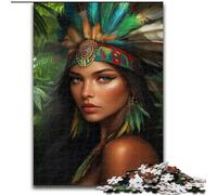 Rompecabezas de Princesa India para Adultos, un Juego desafiante para Disfrutar en Familia con Piezas aleatorias Que encajan Perfectamente tamaño 50x75cm