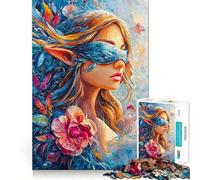 Rompecabezas de Princesas de 1000 Piezas para Adolescentes Mejora la Memoria, diversión Relajante, Bordes precisos, Regalo Original 38x52cm