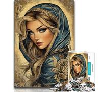 Rompecabezas de Princesas Indias de 1000 Piezas para Adultos, un Juego desafiante y Familiar, Toda la Familia, 75x50cm