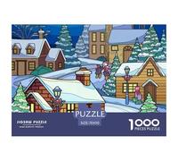 Rompecabezas de Pueblo para Adultos 1000 Piezas Rompecabezas para Adultos Juego Educativo 1000 PiezasSerie de Pueblo Pequeño Puzzles para Adulto & Juego de Rompecabezas para Todo para Mujeres