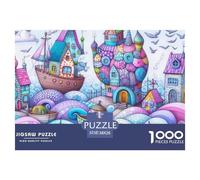 Rompecabezas de Pueblo para Adultos 1000 Piezas Rompecabezas para Adultos Juego Educativo 1000 PiezasSerie de Pueblo Pequeño Puzzles para Adulto & Juego de Rompecabezas para Todo para Mujeres