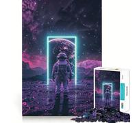 Rompecabezas de Puerta de Portal Espacial para Adultos, 1000 Piezas, Mejora la Memoria, relaja la Mente, Bordes Afilados, Regalo Elegante (38x26cm)