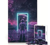 Rompecabezas de Puerta de Portal Espacial para Adultos, 1000 Piezas, Mejora la Memoria, relaja la Mente, Bordes Afilados, Regalo Elegante (38x26cm)