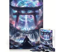 Rompecabezas de Puerta Torii Espiritual para Adultos, 1000 Piezas, Smart Reason Toy Family Bond, Borde Liso, exhibición artística 38x52cm