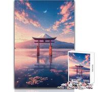 Rompecabezas de Puerta Torii Japonesa, 1000 Piezas, Educativo, Divertido, de Aprendizaje, Cualquier ocasión tamaño 38x52cm