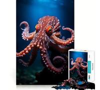 Rompecabezas de Pulpo del Departamento Marino de 1000 Piezas para Adolescentes Juguete para desarrollar la Mente Diseño Divertido y Relajante armar (38x26cm)
