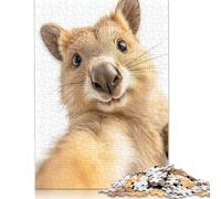 Rompecabezas de Quokka Selfie para Adultos, 1000 Piezas, Ideal para Adultos y Adolescentes a Partir de 12 años. Regalos de Nochebuena (38 x 26 cm).