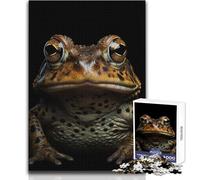 Rompecabezas de Rana Toro 1000 Piezas para Adolescentes, Juego de Aprendizaje de Pensamiento estratégico, Regalo Ideal para Cualquier Evento, tamaño 38x26cm