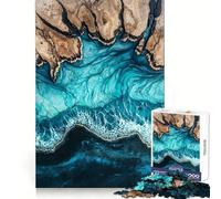 Rompecabezas de Resina Ocean's Embrace para Adolescentes, 1000 Piezas, para Fortalecer la Memoria, Momentos de Paz, Regalo clásico (38x52cm)