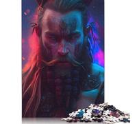 Rompecabezas de Retrato de Baldur, Rompecabezas de cartón 100% Reciclado para niños y Adultos a Partir de 12 años. Regalo para el Día del Padre. 1000 Piezas (26 x 38 cm).
