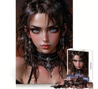 Rompecabezas de Retrato de Chica Anime para Adultos, 1000 Piezas, estratégico, Relajante, pasatiempo, Ajuste preciso, Regalo navideño (38x52cm)