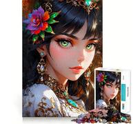 Rompecabezas de Retratos de Belleza Divina de 1000 Piezas para Adultos Juguete Inteligente para Jugar Juntos Diversión con Corte preciso Exhibición artística (38x52cm)