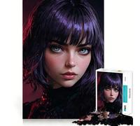 Rompecabezas de Retratos de Chicas Anime para Adultos,1000 Piezas,Juego Think Boost,Estructura de Encaje precisa,fácil de Aprender,diversión para Toda la Familia (38x52cm)