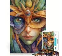 Rompecabezas de Retratos de espíritus de la Naturaleza para Adultos, 1000 Piezas, Juguete para desarrollar la Mente, Juego de ingenio, diseño para Disfrutar Lentamente, Bonito Regalo (38x52cm)