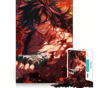 Rompecabezas de Retratos de Luchadores de Anime de 1000 Piezas para Adolescentes Entrenamiento de Memoria Diversión,conexión Limpia y sin interrupciones Actividad grupal Relajante para Interiores