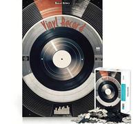 Rompecabezas de ritmos Musicales Retro de 1000 Piezas para Adolescentes Juguete de razonamiento y Habilidad Divertido y Relajante Corte preciso Regalo Ideal (50x75cm)
