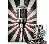 Rompecabezas de ritmos Musicales Retro para Adultos, 1000 Piezas, para Recordar, estimular la Calma, Tranquilidad, Corte Suave, Regalo clásico (50x75cm)
