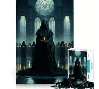 Rompecabezas de Ritual místico y Oscuro para Adolescentes, 1000 Piezas, Juguete Mental, diversión y Entretenimiento, Corte Premium, Regalo Original (38x52cm)