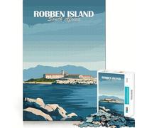 Rompecabezas de Robben Island, Sudáfrica, para Adolescentes, 1000 Piezas, Juguete antiestrés Smart Reason, Borde Afilado, Regalo de cumpleaños (38x52cm)