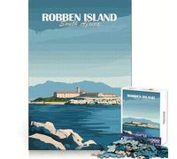 Rompecabezas de Robben Island, Sudáfrica, para Adolescentes, 1000 Piezas, Juguete antiestrés Smart Reason, Borde Afilado, Regalo de cumpleaños (38x52cm)
