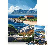 Rompecabezas de Robben Island, Sudáfrica, para Adolescentes, 1000 Piezas, Juguete para ejercitar la Mente, diversión Relajante, Corte preciso, Regalo Festivo (50x75cm)