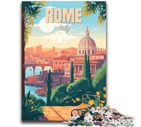 Rompecabezas de Roma, Italia, 1000 Piezas para Adultos Ejercita tu Cerebro Juguetes adictivos para Cultivar la Paciencia Juego de desafío único 2000 Piezas (70x100cm)