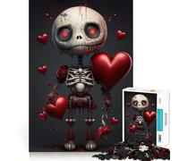 Rompecabezas de Romance con muñecas vudú 1000 Piezas Divertido de Calidad Profesional Ideal para desarrollar la Memoria y la Capacidad de Corte estimular la Mente (38x52cm)