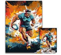 Rompecabezas de Rugby Coloridos para Adultos, Rompecabezas de Madera de 1000 Piezas para Adultos, desafiante Rompecabezas para Adolescentes, diversión Familiar de 50x75cm/19,68x29,52 Pulgadas.
