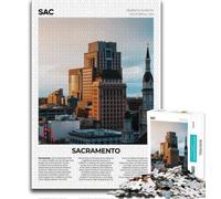 Rompecabezas de Sacramento de 1000 Piezas para Adultos, Juegos Familiares desafiantes, Juguetes de Bricolaje para decoración de Pared del hogar, 38x26cm