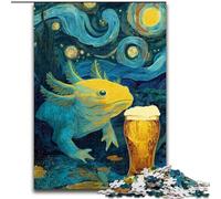 Rompecabezas de Salamandras del Cielo Nocturno para adolescentes, 1000 piezas, para mayores de 14 años, juegos divertidos, actividades en casa, regalos de cumpleaños, regalos de viaje (tamaño 26x38cm)
