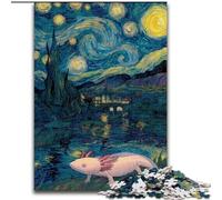 Rompecabezas de salamandras del Cielo Nocturno para Adultos y Adolescentes, para Mayores de 14 años, Juegos Divertidos, Actividades en casa, Regalos de cumpleaños, Regalos de Viaje (26x38cm)