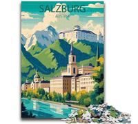 Rompecabezas de Salzburgo para Adolescentes Ejercitan el Cerebro Juguetes adictivos para Cultivar la Paciencia Ideales para Parejas (50x75cm)
