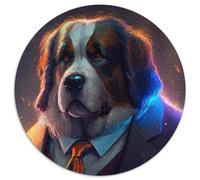 Rompecabezas de San Bernardo Boss de 1000 Piezas para Adultos, Rompecabezas de cartón, Juego Interactivo Familiar, Regalo Artesanal con Ilustraciones Coloridas, 67,5 x 67,5 cm