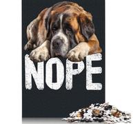 Rompecabezas de San Bernardo para Adultos, 500 Piezas, Madera, Ideal para Adultos, Rompecabezas de ingenio (52 x 38 cm)