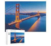 Rompecabezas de San Francisco The Bridge para adultos, actividades familiares, juegos de decoración del hogar, 500 piezas