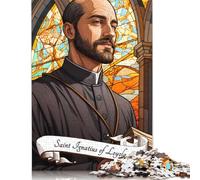 Rompecabezas de San Ignacio de Loyola de 1000 Piezas, Rompecabezas de Papel para Adolescentes, Rompecabezas Divertidos de 1000 Piezas (75 x 50 cm)