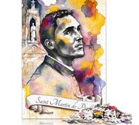 Rompecabezas de San Martín de Porres para Adultos, 1000 Piezas, Juguetes para la Familia, Juegos de cumpleaños, Rompecabezas para niños y niñas (38 x 26 cm)