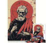 Rompecabezas de San Pedro con Llave, 1000 Piezas, para Adolescentes Refuerza la Memoria Divertido y Relajante Bordes Lisos Lista de Deseos de Papá Noel (50x75cm)