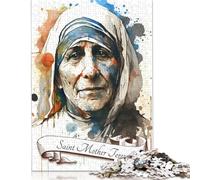 Rompecabezas de Santa Madre Teresa de la India, 1000 Piezas, para Adultos, Juguetes educativos, Juegos Familiares, Festivales, Regalos de cumpleaños (75 x 50 cm)